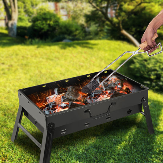Portable BBQ Grill Foldable Charcoal Grill Camping Garden Outdoor Travel