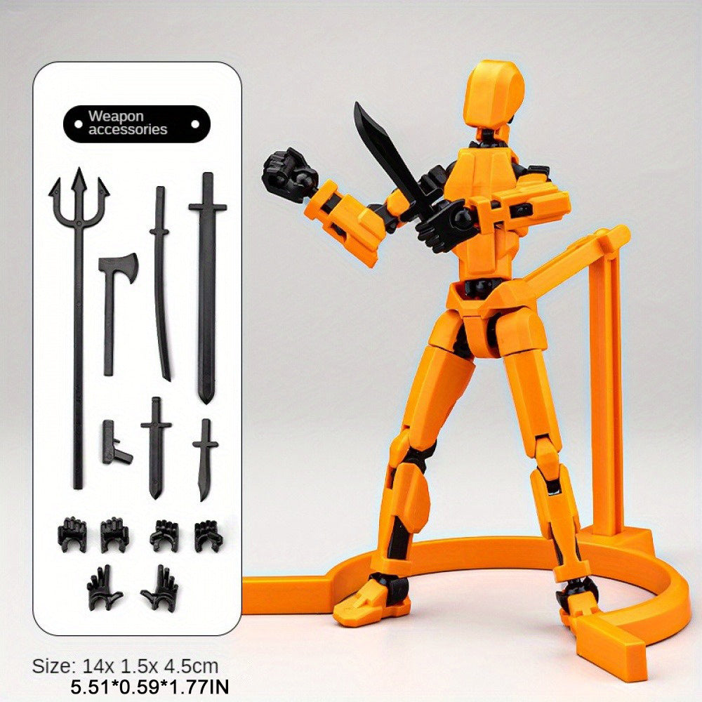 3D Printed Joint Puppet Assembled Toy With Movable Joints
