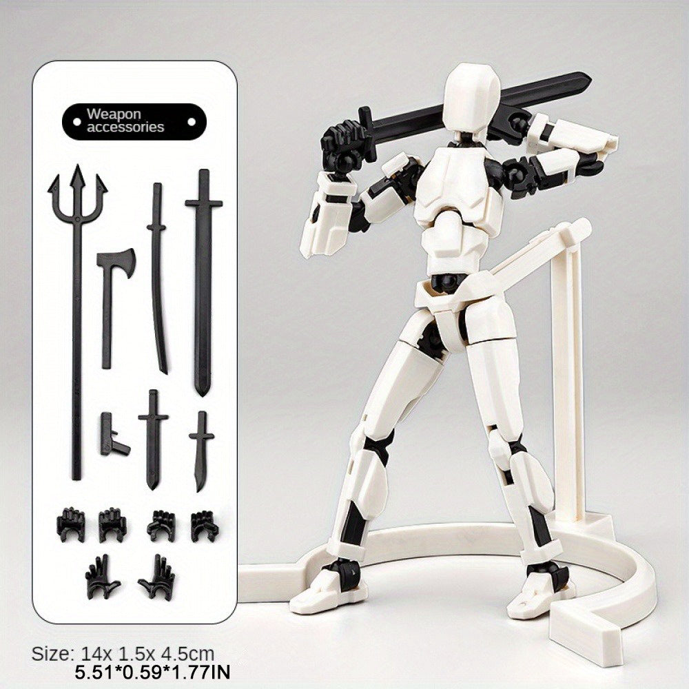 3D Printed Joint Puppet Assembled Toy With Movable Joints
