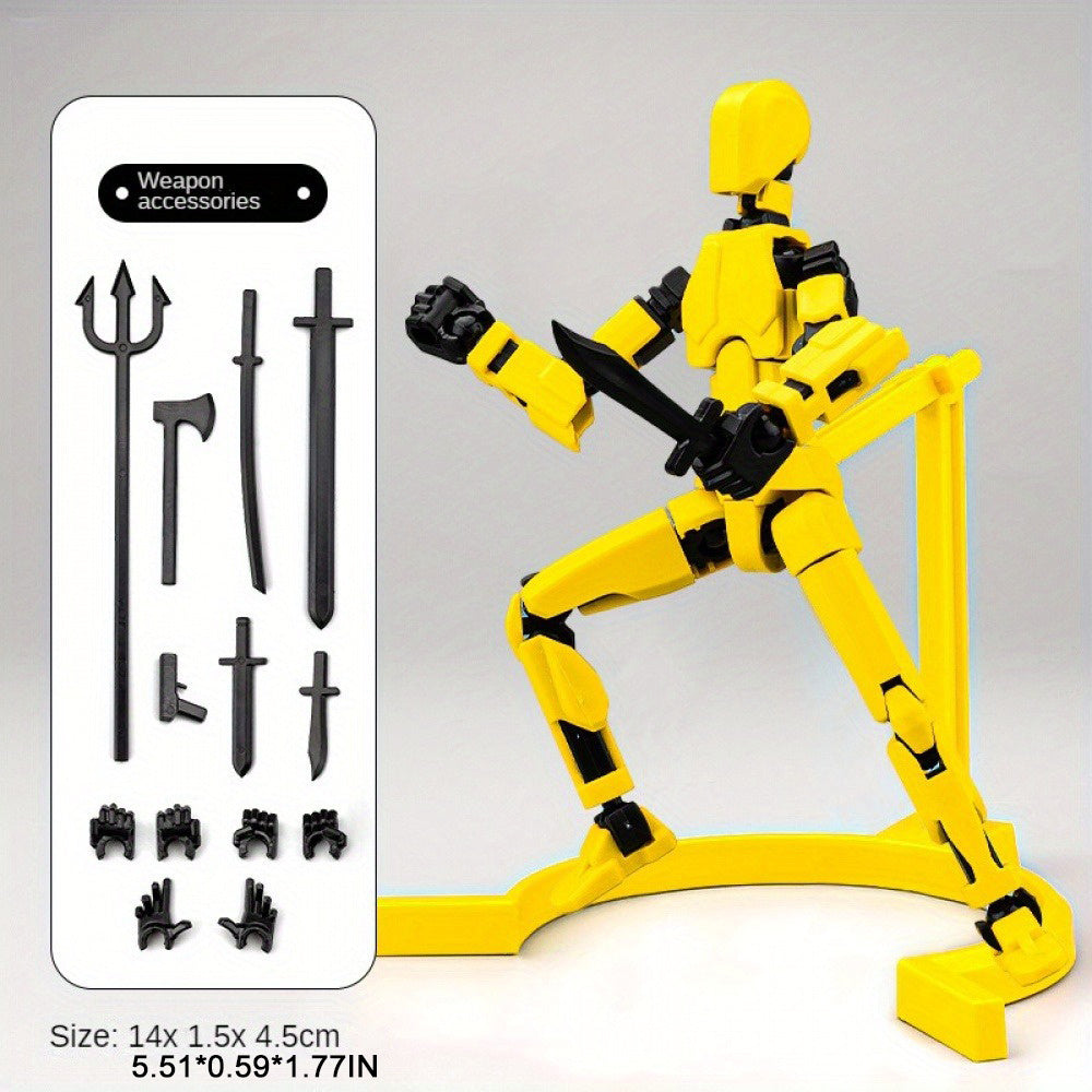3D Printed Joint Puppet Assembled Toy With Movable Joints