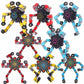 Creative Fidget Spinner Bicycle Chain Decompression Rotation Deformation Gyro-8pcs All Patterns Random- Prohibition Of Selling On The Temu Platform