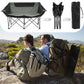 Only Supports Self Pickup  Outdoor Camping Chair, Oversized Recliner With Armrests, Cup Holder And Carrying Bag, Outdoor Heavy Duty Folding Chair