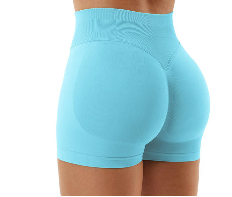 High Waist Yoga Shorts Tight Hip Raise Seamless Quick-drying Pants For Sports Fitness