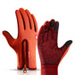 Winter Gloves Touch Screen Riding Motorcycle Sliding Waterproof Sports Gloves With Fleece