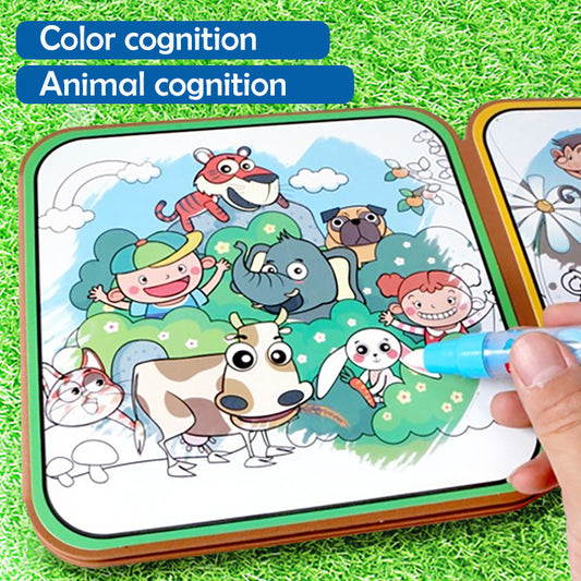 Magical Water Drawing Book, Repeatedly Colored Drawing Book, Children's Puzzle Toy