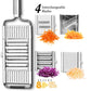 Stainless Steel Grater, Vegetable And Fruit Slicer, Peeler