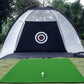 Golf Practice Net Tent Golf Hitting Cage Garden Grassland Practice Tent Golf Training Equipment Mesh Outdoor