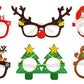 Christmas paper 3D glasses