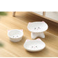 Ceramic Small Cat Face Shape Pet Food Bowl Cat Bowl Dog Bowl Universal And Easy To Clean