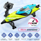 4DRC S2 4DRC Fast RC Boat For Pools And Lakes,Remote Control Boat With LED Lights,2.4GHz High Speed RC Racing Boats For Lakes, Low Battery Alarm,logistics Is Randomly Dispatched By UPS,USPS And FEDEX