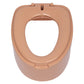 Portable Toilet Flagship With Anti Slip Pad Brown