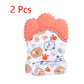 Baby teether baby anti-bite silicone molar gloves children's sound toys