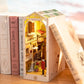 Robotime Rolife Book Nooks Series Stories In Books 4 Kinds DIY Wooden Miniature House Furniture Sakura Densya TGB01 Dropshipping