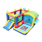 7-in-1 Inflatable Bounce House, Bouncy House With Ball Pit For Kids Indoor And Outdoor Party Family Fun, Obstacles, Toddler Jump Bounce Castle With Ball Pit For Birthday Party Gifts