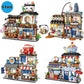 4 PACK Brick Building Set For Kids, 2969 PCS Building Blocks Kit Japanese Street Building Toy Set Gift For 6-15 Years Old Kid And Adult