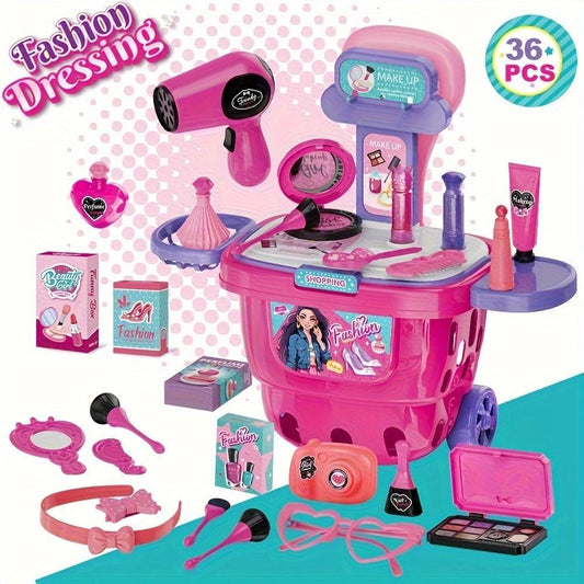 Accessorize Dress Up Party Cart 2-in-1, Get Ready For A Stylish Makeover