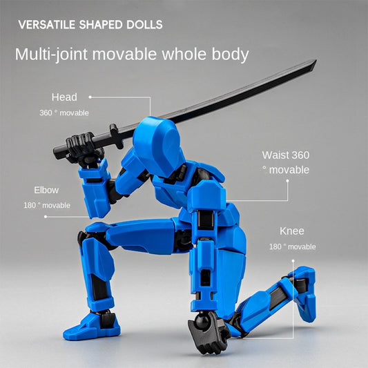 3D Printed Joint Puppet Assembled Toy With Movable Joints