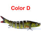 Pike Fishing Lures Artificial Multi Jointed Sections Hard Bait Trolling Pike Carp Fishing Tools