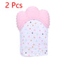Baby teether baby anti-bite silicone molar gloves children's sound toys