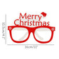 Christmas paper 3D glasses
