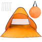 1Pc 2-3Person Beach Tent With Net Window Storage Bag 64.96 X 59.06 X 43.31in Anti-UV Automatic Waterproof For Outdoor Beach Camping Fishing Park Lake