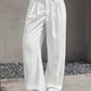 Stripe Printed Trousers Fashion High Waist Straight Leg Pants With Pocket Zipper Casual Suit Pants For Women