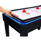 5-in-1 Multi-Game Table - Billiards, Push Hockey  Foosball  Ping Pong, And Basketball Black Blue