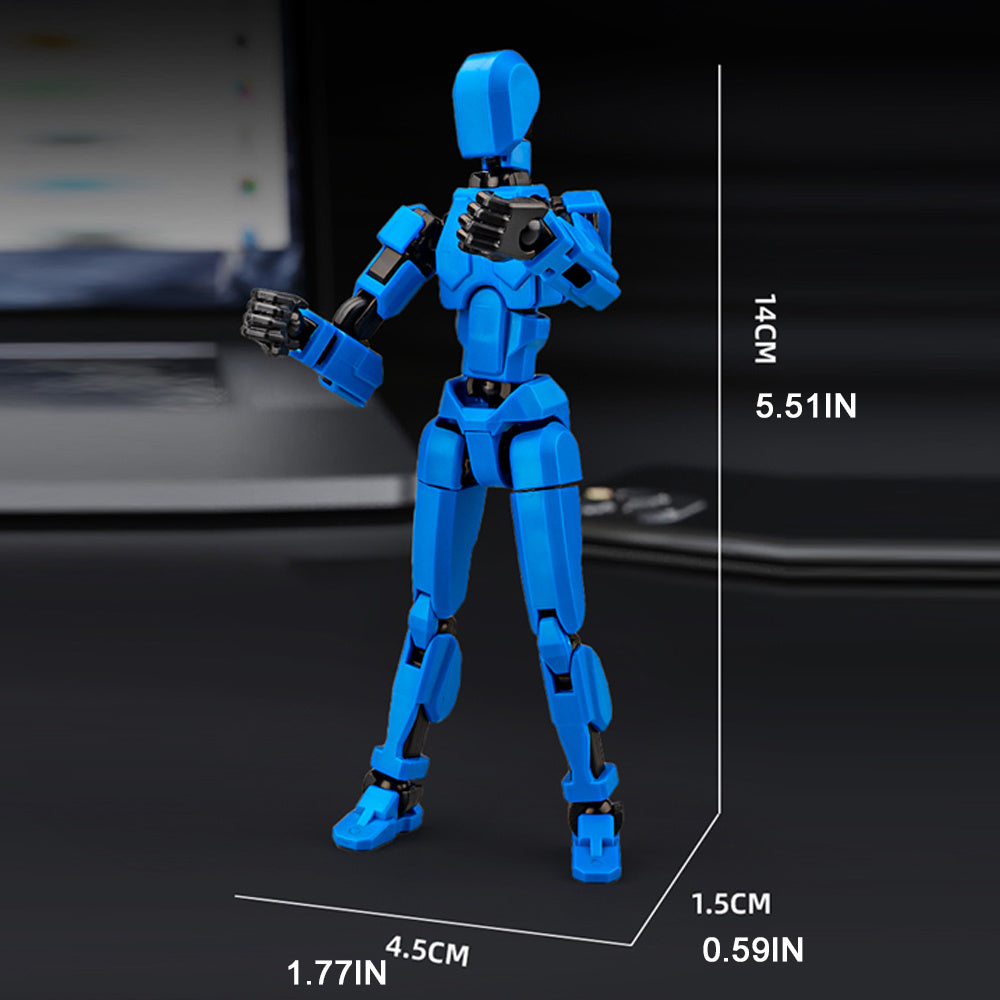3D Printed Joint Puppet Assembled Toy With Movable Joints