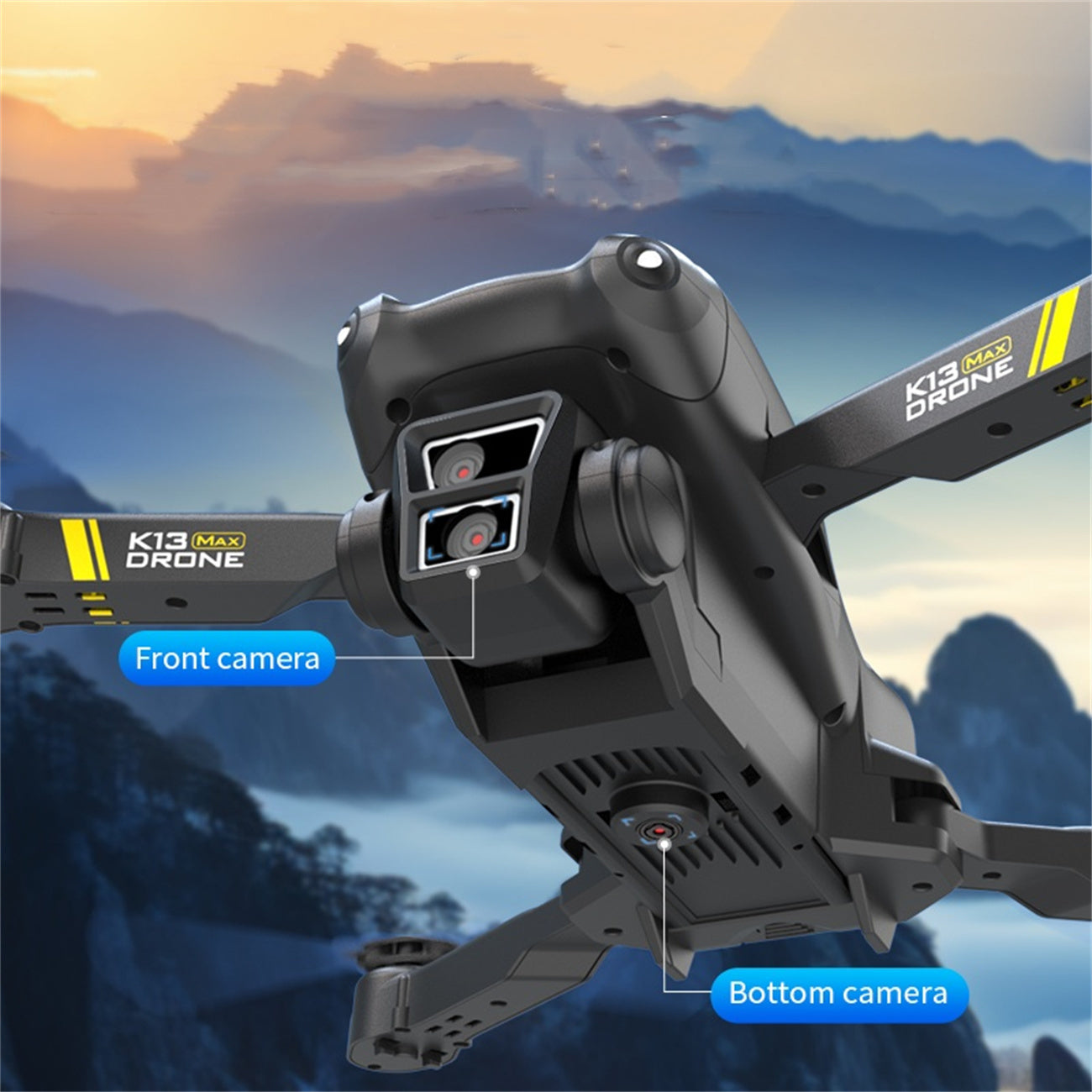K13 Drone Dual Camera 2 Battery