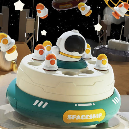 Launch Rocket Disc Bouncing Electric Spinning Disc Fishing Toy, Children's Concentration Training And Puzzle Solving