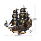 ROKR 3D Wooden Ship Model Kit - Seahorse Bark MCB02 DIY Nautical Puzzle With Moving Parts, Adult Building Project & Unique Maritime Gift For Men