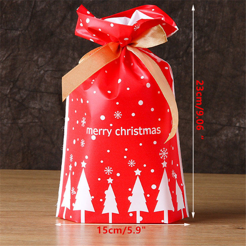 Christmas gift bag drawstring bag