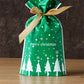 Christmas gift bag drawstring bag