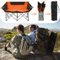 Only Supports Self Pickup  Outdoor Camping Chair, Oversized Recliner With Armrests, Cup Holder And Carrying Bag, Outdoor Heavy Duty Folding Chair