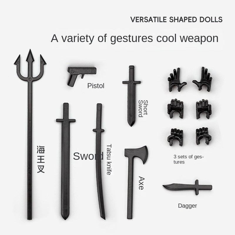 3D Printed Joint Puppet Assembled Toy With Movable Joints