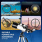 Astronomical Refracting Telescope Suitable For Children, Adults And Beginners, Multi-coated And Wireless Remote Control