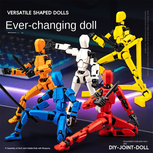 3D Printed Joint Puppet Assembled Toy With Movable Joints