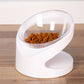Cat Bowl Pet Diagonal Mouth To Protect Cervical Vertebra Pet Food Basin