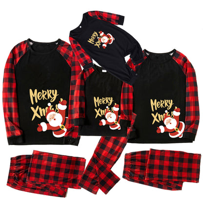 New Family Wear Universal Ordinary Cartoon Cotton Black Animal Pattern