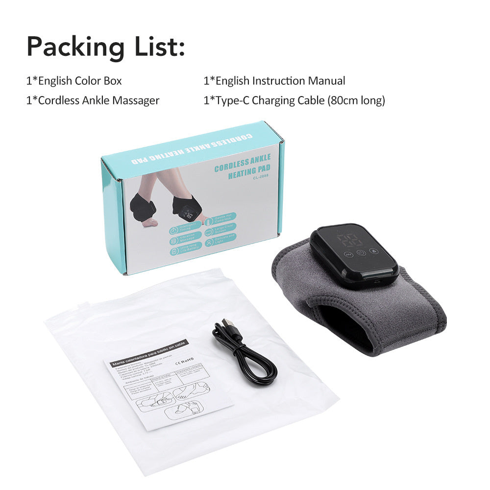 Electric Heating Ankle And Wrist Guard Feet Massage Instrument Relax Ankle