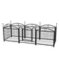 Dog Playpen Indoor 24 Inch 8 Panel Metal Dog Playpen