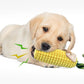 PROKEl Dog Chew Toys Corn Stick Toy For Smal  MediumLarge Breed 5.8   Squeak Corn Stick Ropetoy