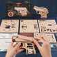 ROKR Mini Gun Toy Wooden 3D Puzzle, Only Supports TK And Independent Sites
