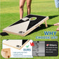 Solid Wood Premium Cornhole Set