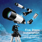 Astronomical Refracting Telescope Suitable For Children, Adults And Beginners, Multi-coated And Wireless Remote Control