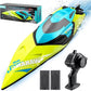 4DRC S2 4DRC Fast RC Boat For Pools And Lakes,Remote Control Boat With LED Lights,2.4GHz High Speed RC Racing Boats For Lakes, Low Battery Alarm,logistics Is Randomly Dispatched By UPS,USPS And FEDEX