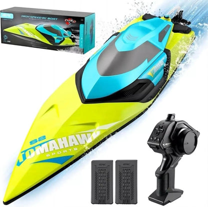 4DRC S2 4DRC Fast RC Boat For Pools And Lakes,Remote Control Boat With LED Lights,2.4GHz High Speed RC Racing Boats For Lakes, Low Battery Alarm,logistics Is Randomly Dispatched By UPS,USPS And FEDEX